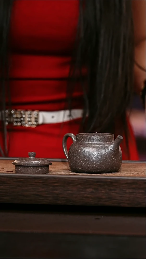 茶壶紫砂原矿紫砂壶   天青8目 德中 130cc