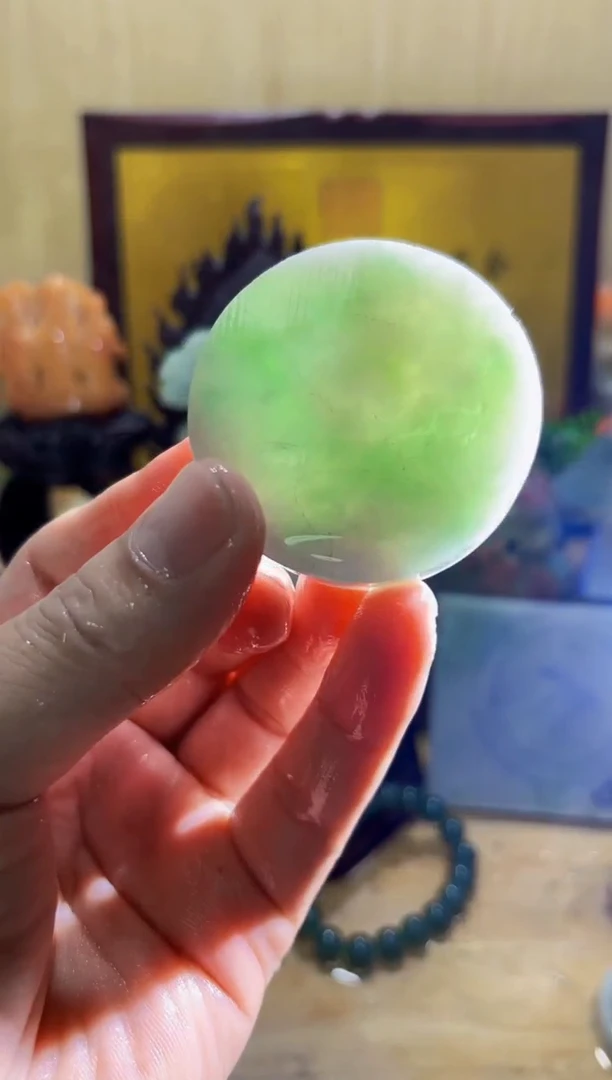颈饰未镶嵌翡翠A货常星4933