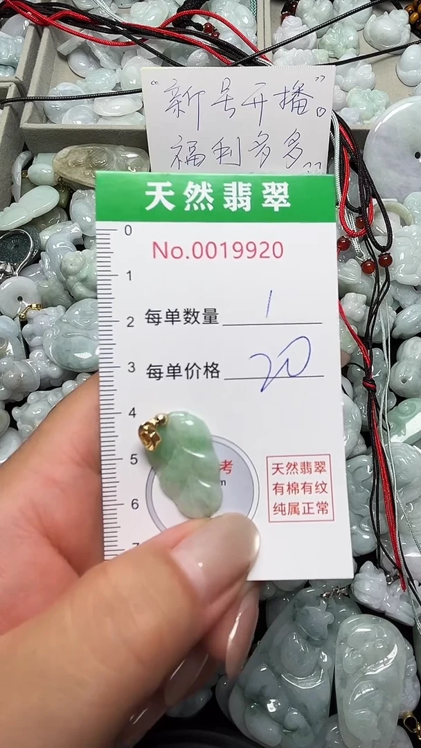 翡翠未镶嵌吊坠(不含链)9920