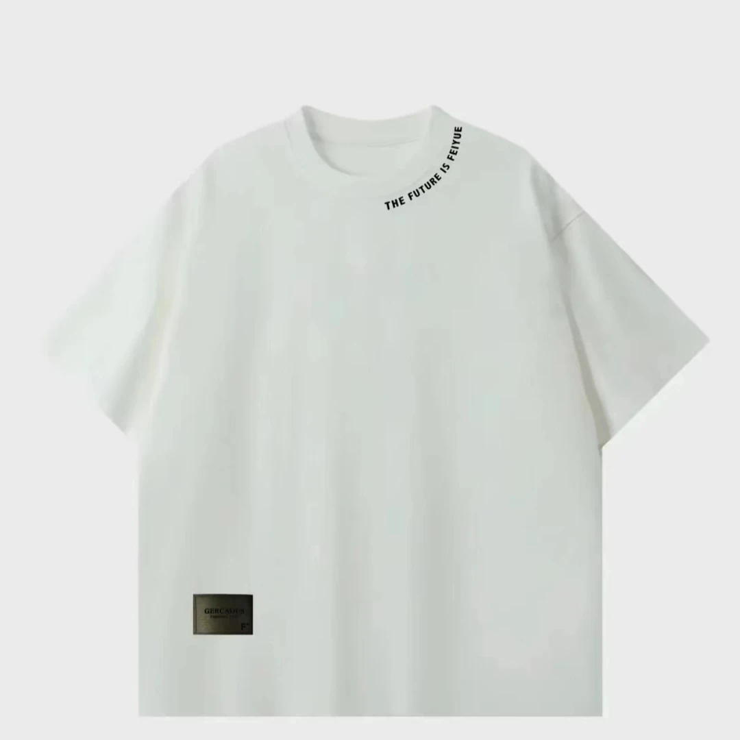 T恤休闲情侣夏季简约纯棉时尚【领边THE】