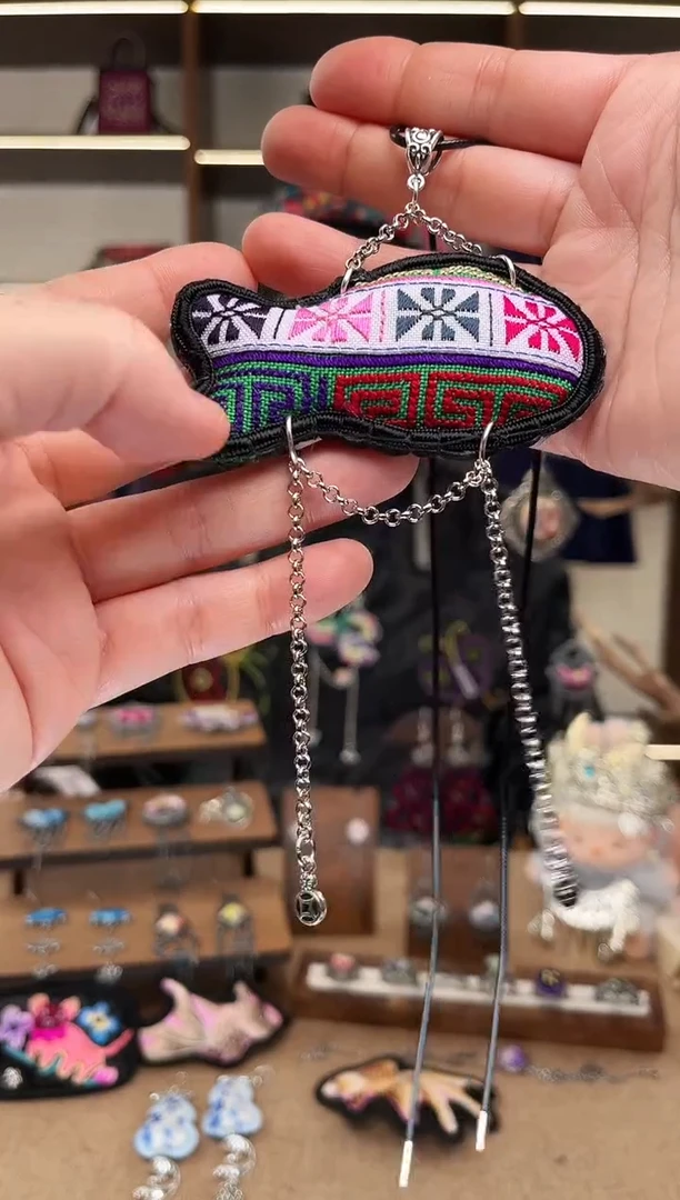 织绣1963黔东南苗族刺绣