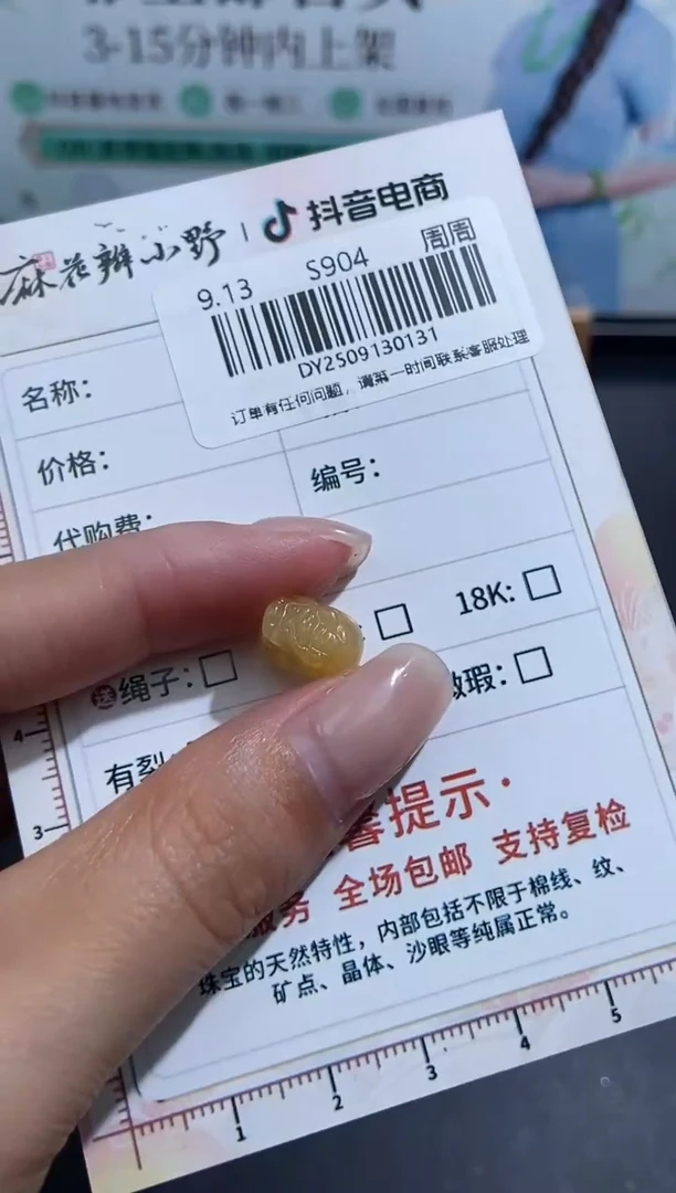 颈饰未镶嵌翡翠天然翡翠A货131