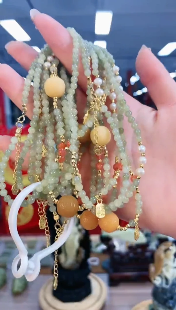 【闪购商品】和田玉颈饰未镶嵌毛衣链