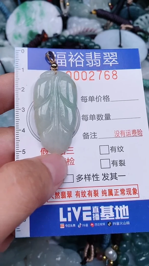 翡翠未镶嵌颈饰...0002768