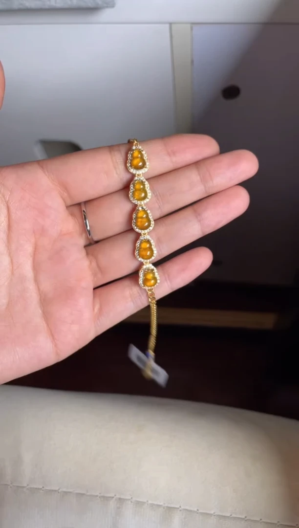 银S925镶嵌戒指翡翠?*儿一物一证一礼盒