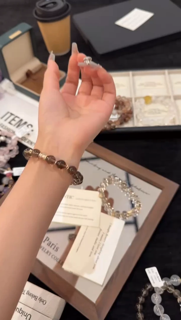 合金手链水晶茶水晶x2891