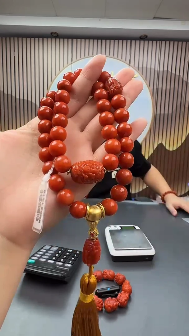 未镶嵌多圈南红玛瑙014ZB1027产品一个