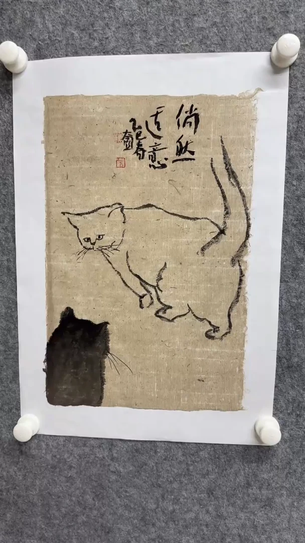 国画写意画花鸟画手绘