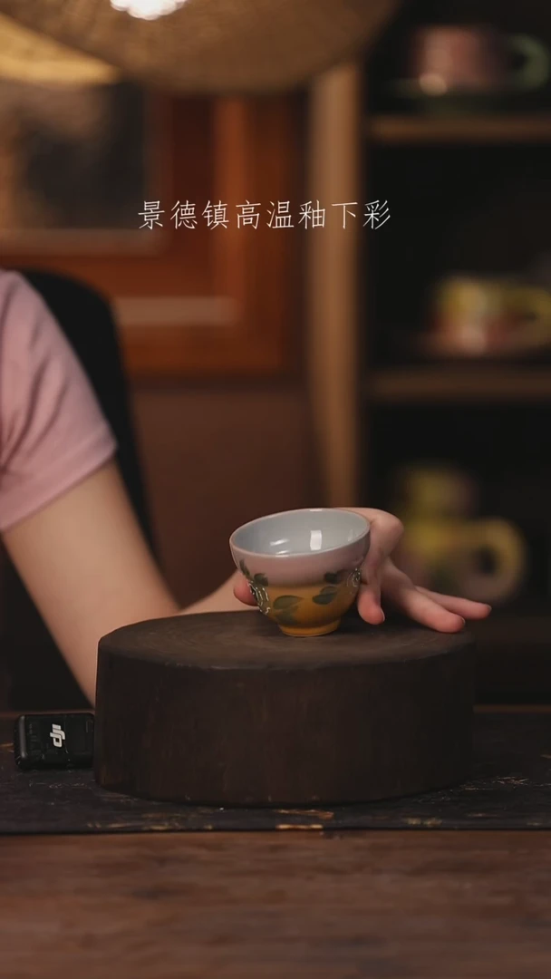 陶瓷景德镇高温釉下手绘陶瓷445