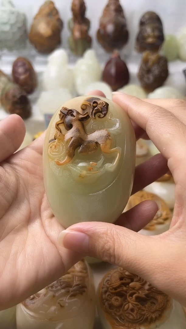 石材方解石棉纹正常不退换狗