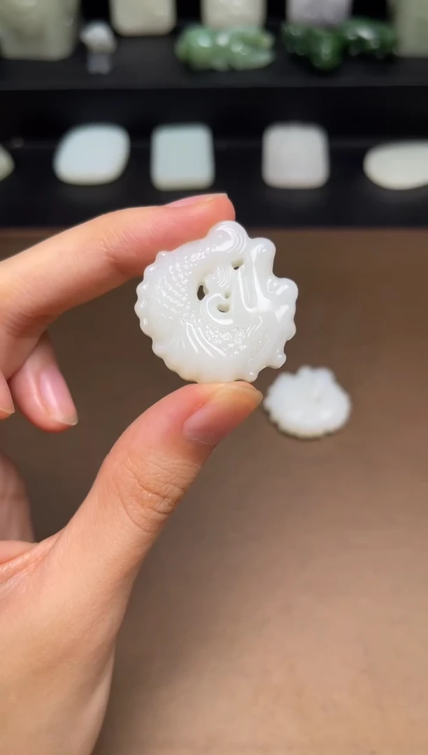 和田玉未镶嵌颈饰28