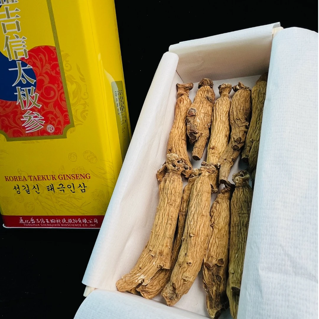 盛吉信 太极参  铁罐300克  10-11枝装 东洋参