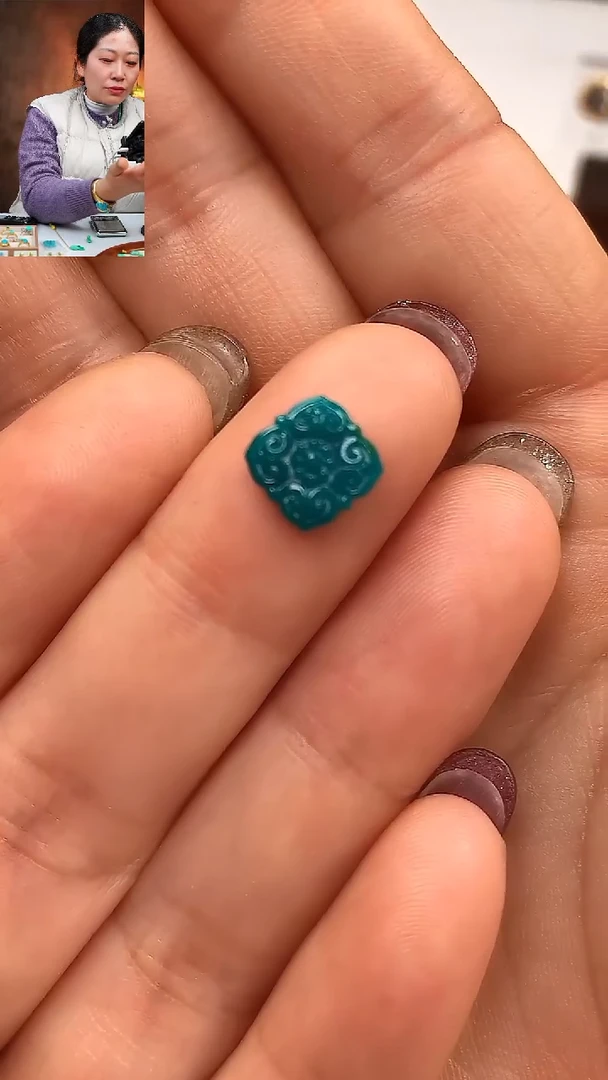 未镶嵌绿松石珠宝奇石J****F1