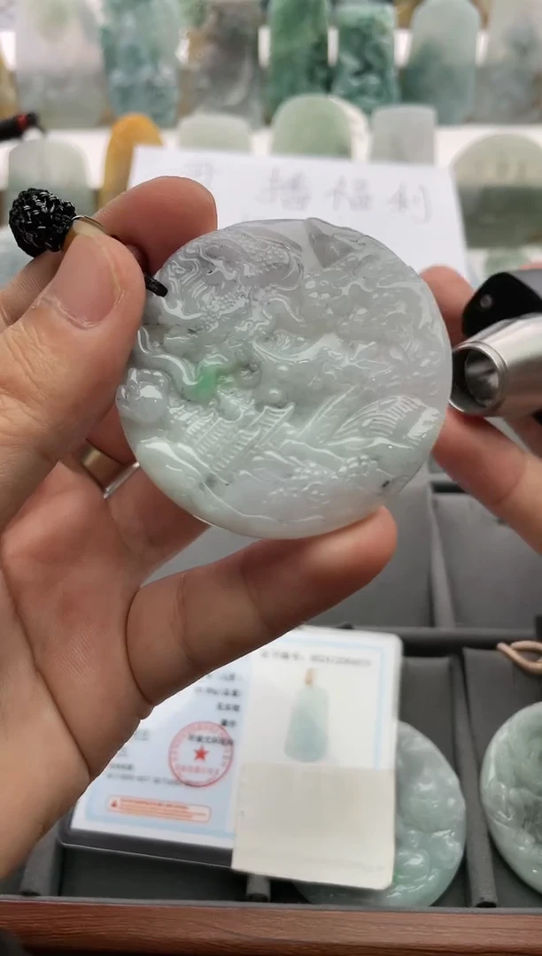 【闪购商品】翡翠颈饰未镶嵌..../2/12/ 15