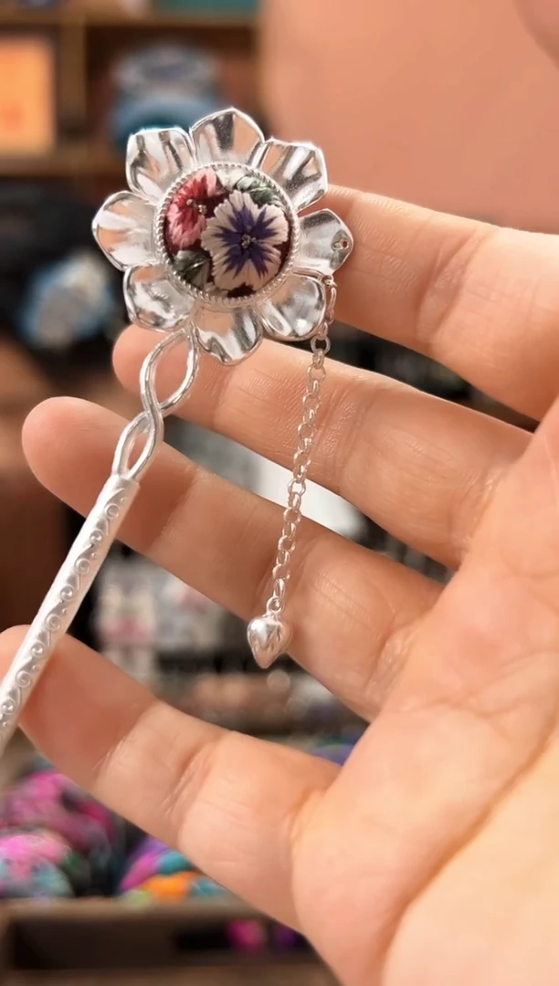 织绣艺枝独绣老绣饰品88888竞拍