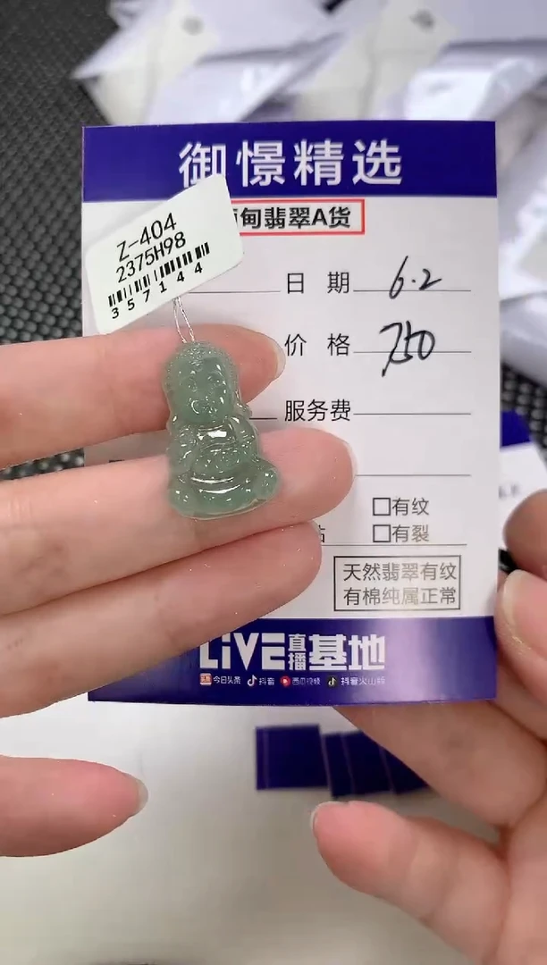 翡翠未镶嵌颈饰45