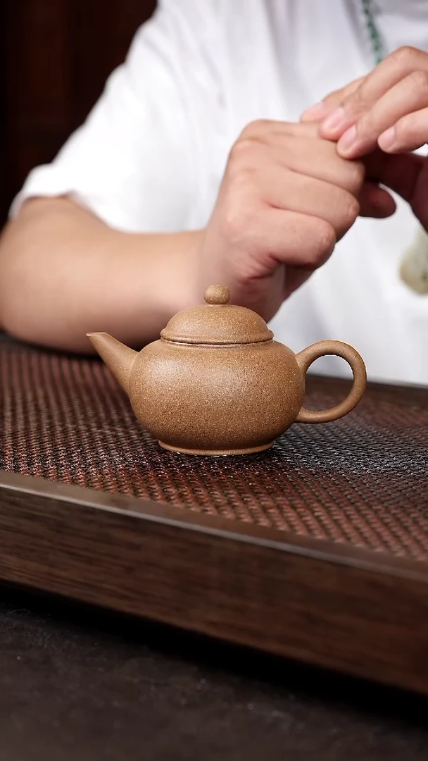 茶壶紫砂芝麻绿水平