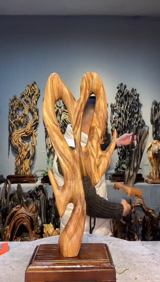 【闪购商品】金丝楠金丝楠小叶桢楠随行摆件13