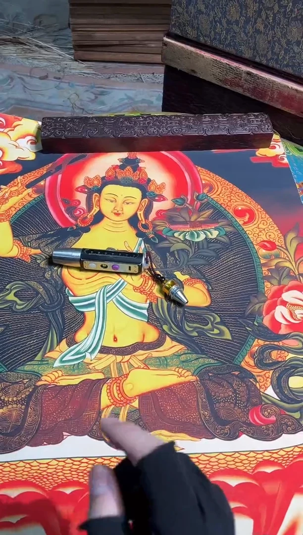 卷轴画路路的唐卡tk160