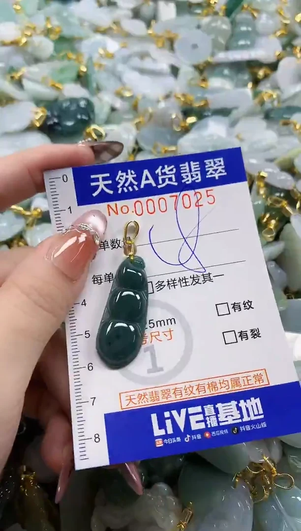 颈饰未镶嵌翡翠天然A货翡翠