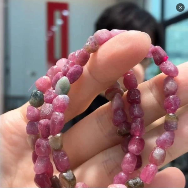 【老王好物优选】ht81-天然碧玺西瓜多宝手串多样性发一