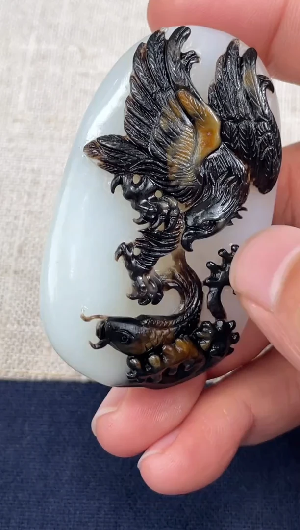 颈饰未镶嵌和田玉越*3213