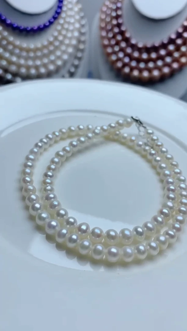 淡水珍珠未镶嵌颈饰2125