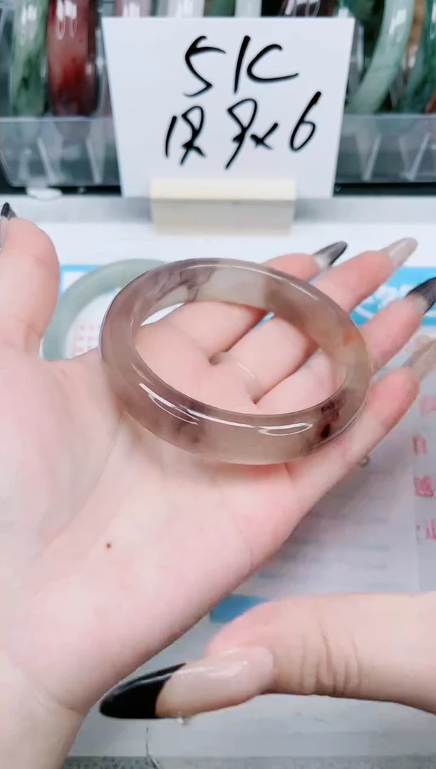 【闪购商品】石英质玉手镯未镶嵌64-60