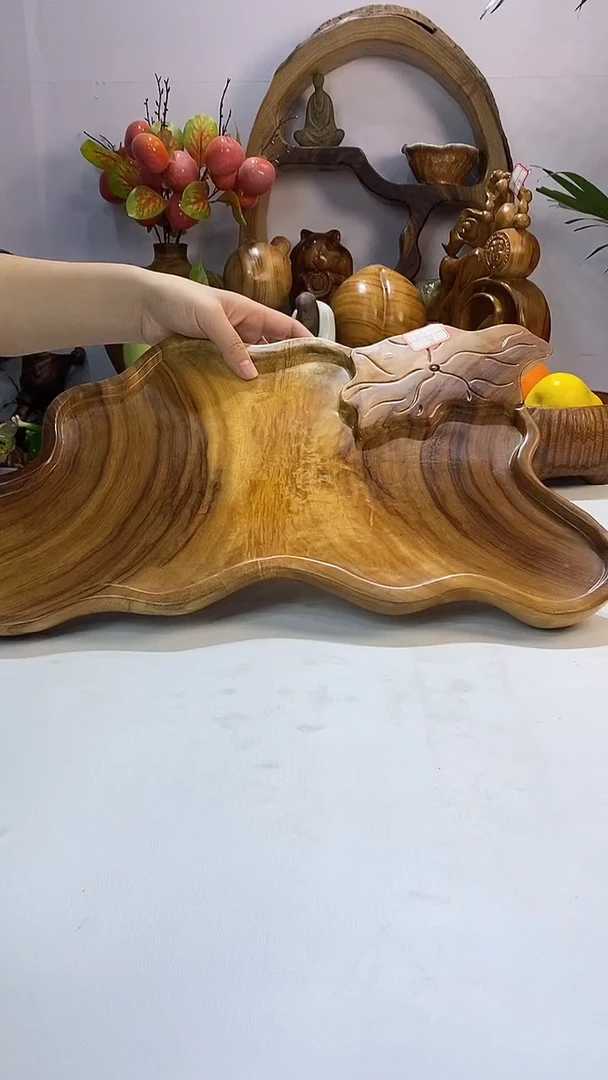【闪购商品】香樟木A7荷叶异形干泡/尺寸50*30*4