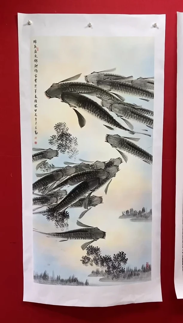国画国画NYQ杰牛云勤老师作品