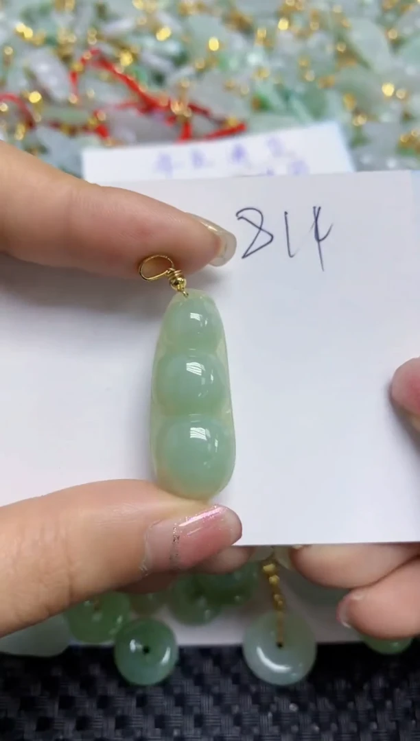 【闪购商品】翡翠颈饰合金天然A货翡翠