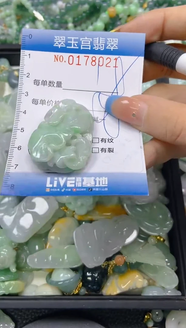 翡翠未镶嵌颈饰闪购0178021