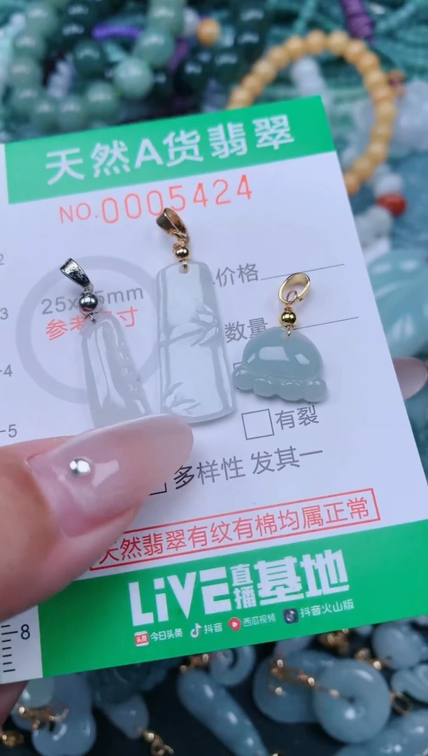 翡翠未镶嵌颈饰.0005424