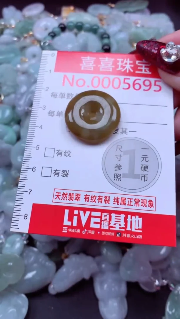 颈饰未镶嵌翡翠5695
