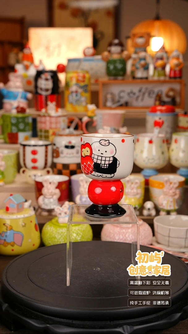 瓷初屿手工彩绘陶瓷餐具