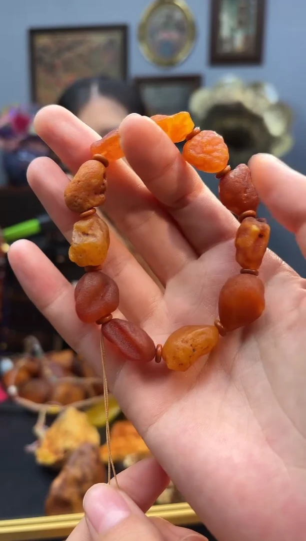 手串琥珀未镶嵌手串