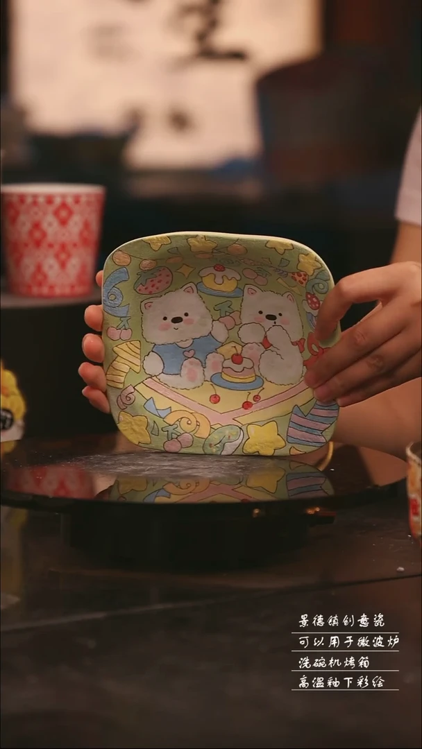 陶瓷景德镇可爱设计师款陶瓷