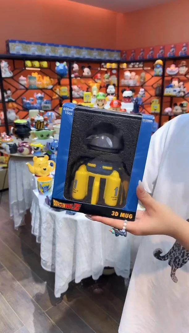 瓷片@@龙珠时光机陶瓷摆件