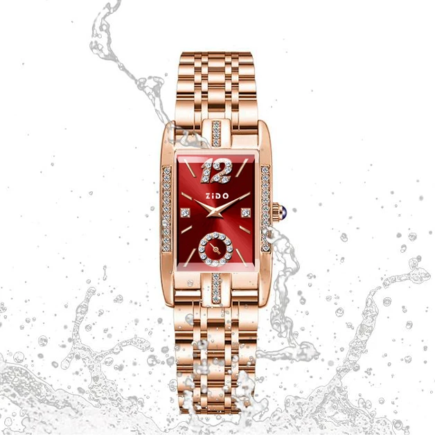 品牌正品轻奢简约百搭个性镶钻气质女士时尚精致手表