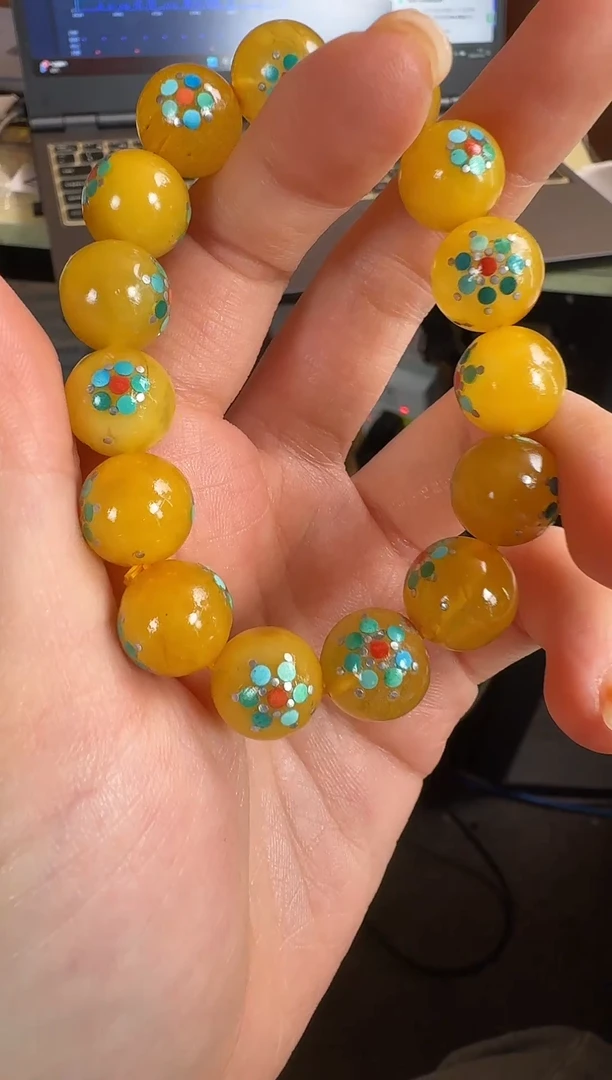 未镶嵌颈饰蜜蜡3173天然蜜蜡珠宝奇石假一罚十