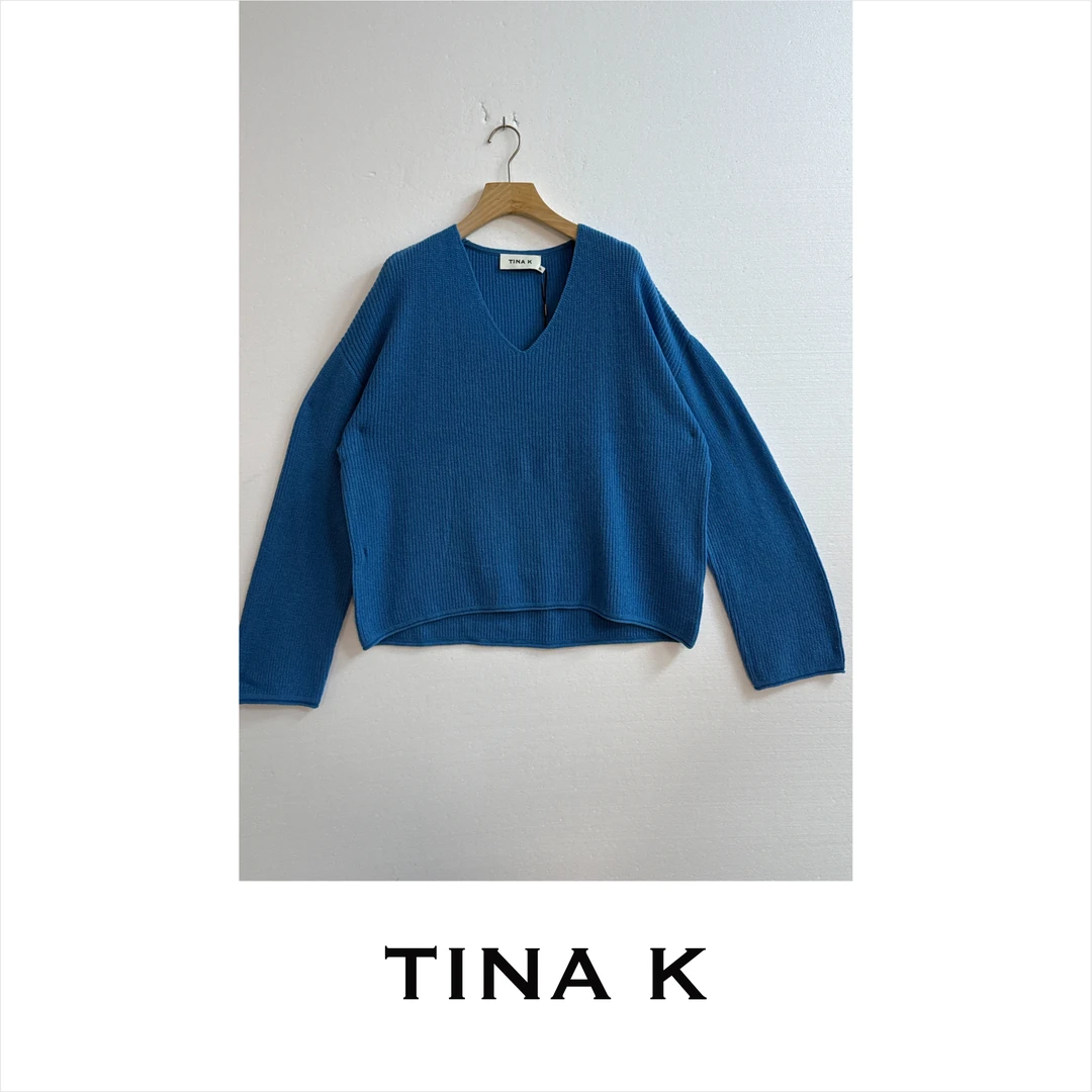TinaK气质宽松休闲百搭针织ZZ225452