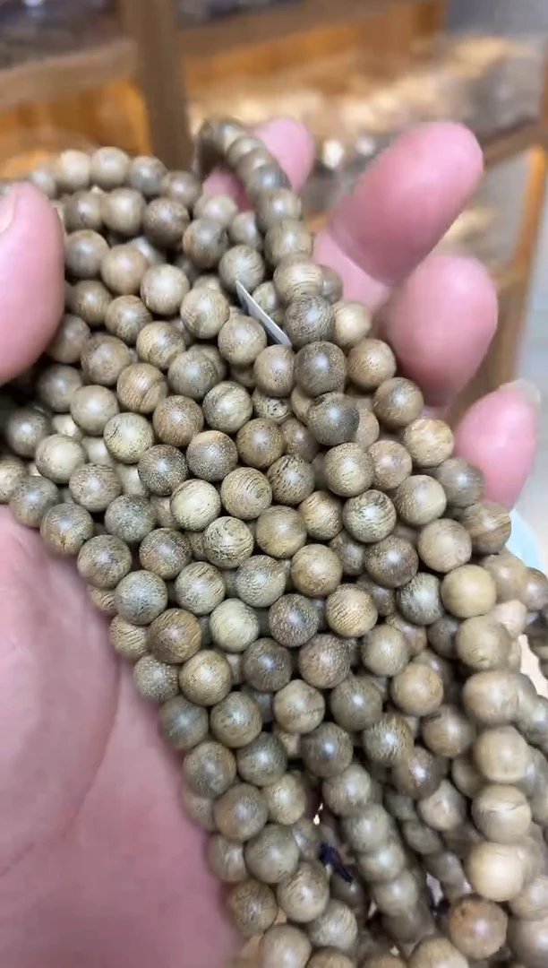 沉香手串 文莱圆珠长串0.8多样性发其一