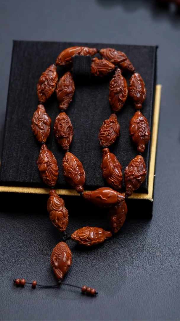 手串橄榄核罗汉手持12