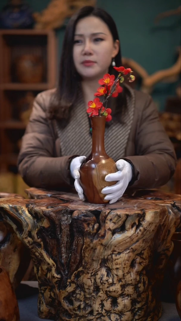 【闪购商品】枣木雷击枣木玉净瓶