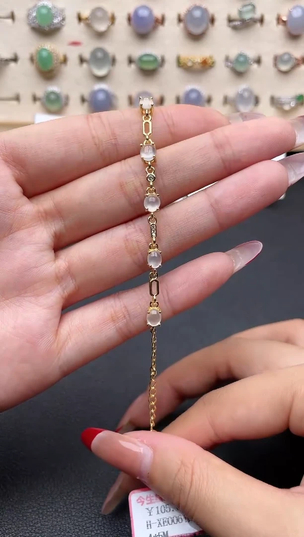 【闪购商品】翡翠戒指银S925镶嵌一物一证一礼盒