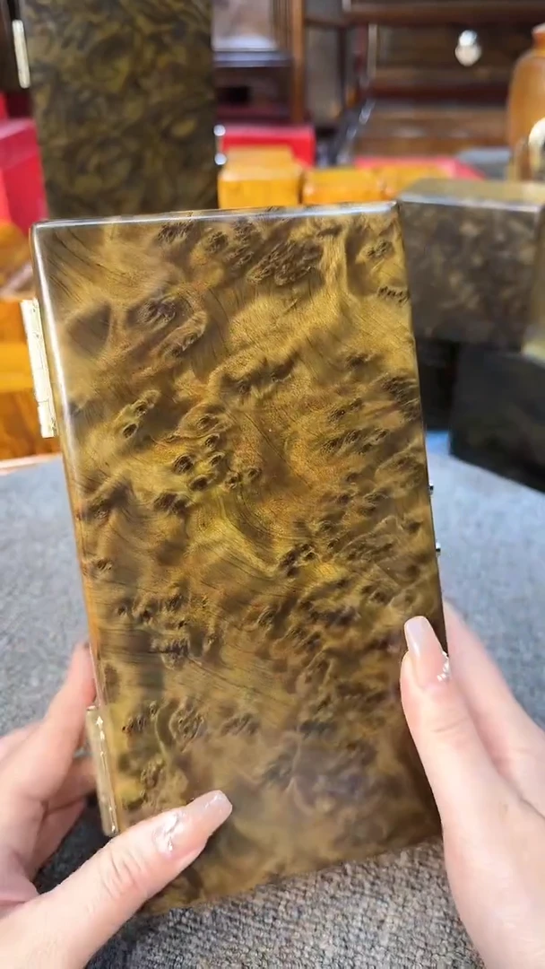 【闪购商品】乌木类成套家具阴沉乌木首饰盒Y420