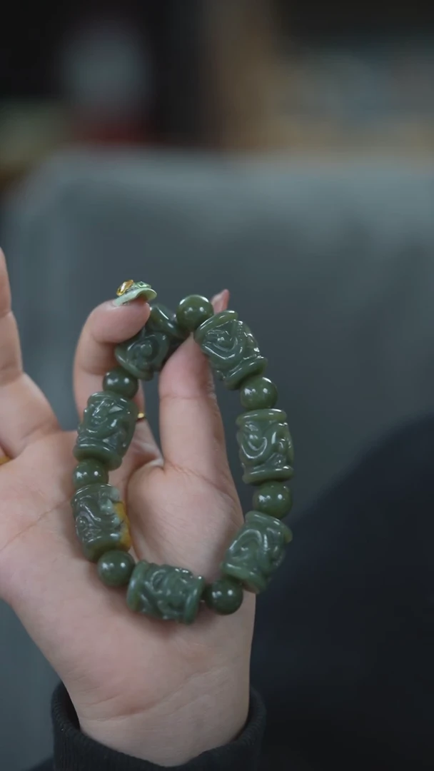 未镶嵌手串和田玉手串