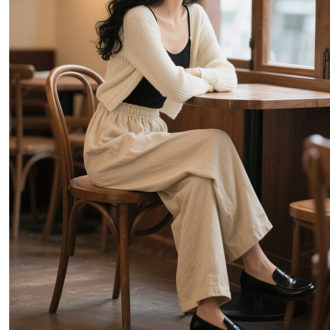 【0压云感神裤】老钱风松弛感职场气质通勤休闲裤薄款百搭女款
