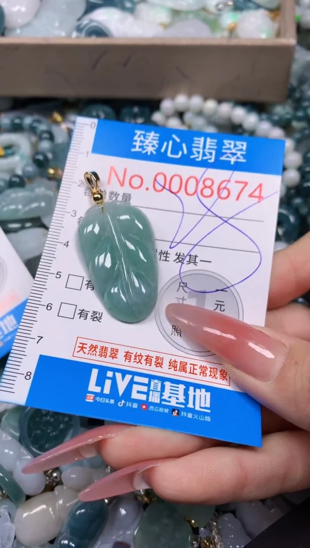 【闪购商品】翡翠颈饰未镶嵌含绳0008674