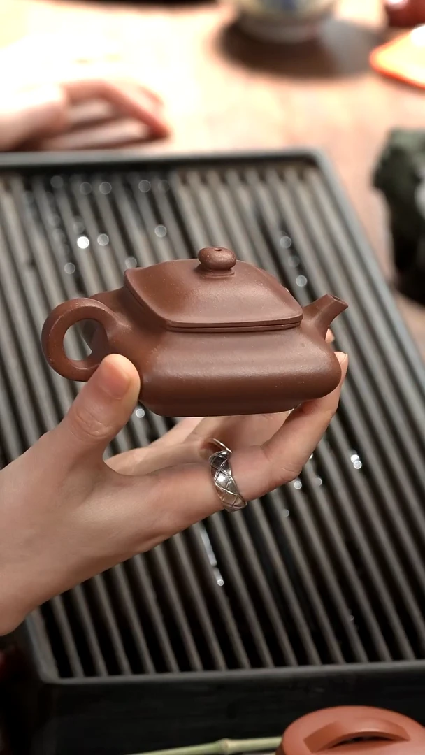 茶壶紫砂五堂寒灰老人-紫泥